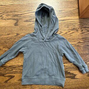 18-24 mo Colored Organics Gray Hooded Lightweight Pullover